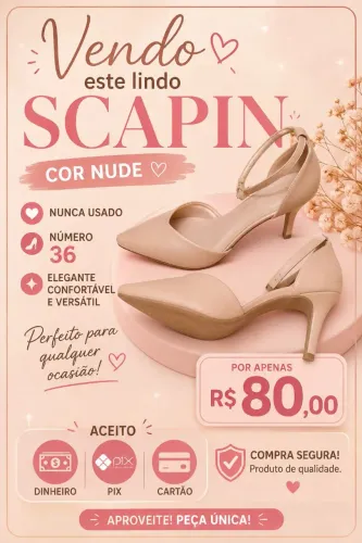 Estou vendendo meus calçados ?