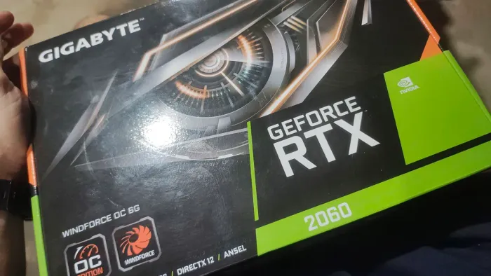 RTX 2060 OC Gigabyte Dual Fan - Semi Nova