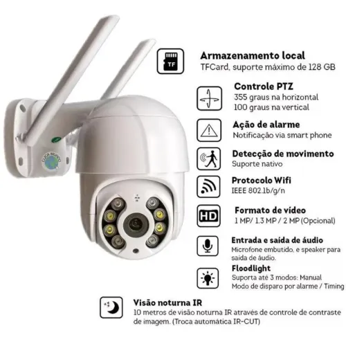 Fazemos instalações e manutenções em câmeras de segurança