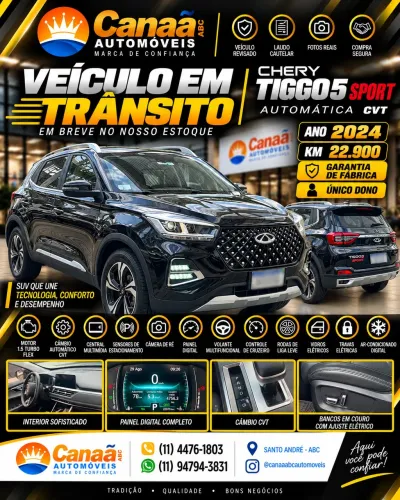 Chery Tiggo 5X Sport 1.5 Turbo Flex Aut. 2024