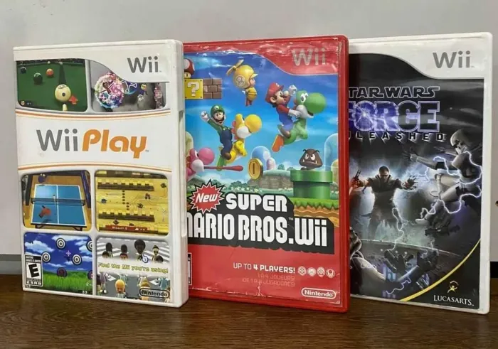 LOTE COM 6 JOGOS PARA NINTENDO WII.