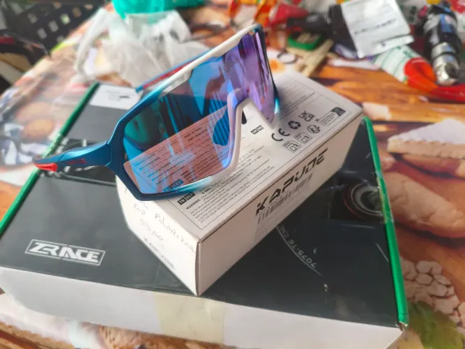 Óculos ciclismo corrida skate lentes polarizada top leve e confortável