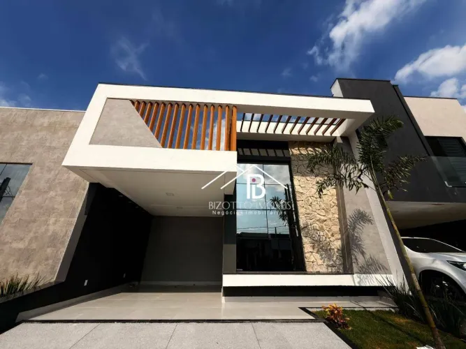 VENDE-SE CASA NOVA NO RESIDENCIAL MANTOVA NA CIDADE DE INDAIATUBA COM 3 DORMITORIOS SENDO