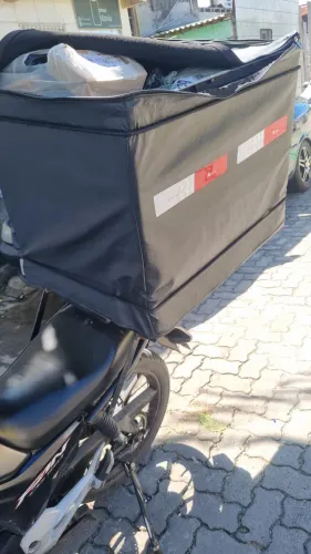 Suporte com galeia só falta o bagueiro .