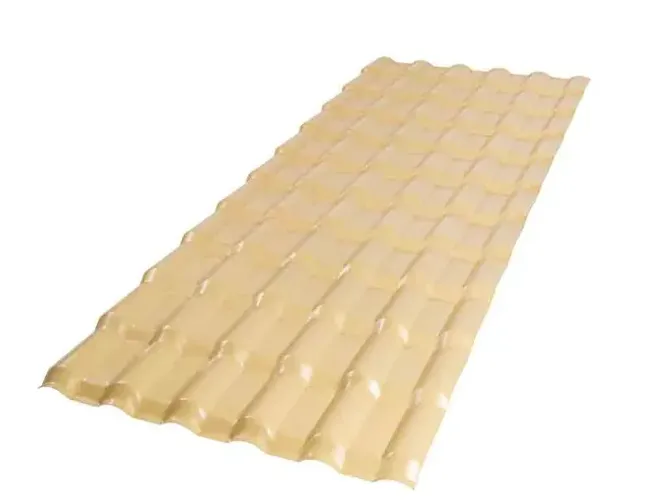 Telha Plan PVC Afort 6 ondas 2,42x0,88 MARFIM - R$82,90