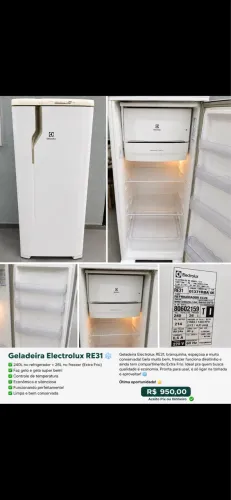 Geladeira eletrolux 240L