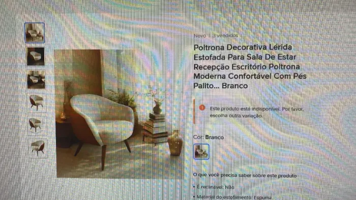 poltrona lerida estofada cor natural branca