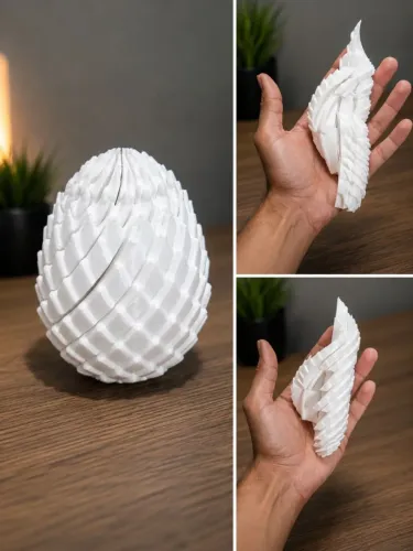 ? Ovo Sensorial Articulado 3D | Brinquedo Antiestresse | Fidget Toy