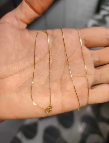 Cordão ouro 18k masculino novo