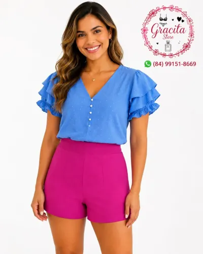 Conjunto Blusa e Short