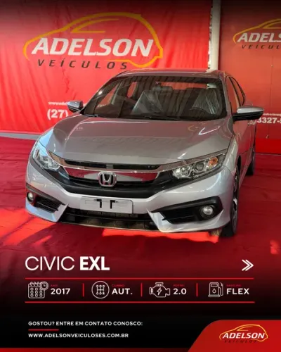 Honda Civic Sedan EXL 2.0 Flex 16V Aut.4p 2017
