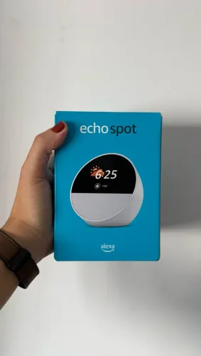 ECHO DOT SPOT ALEXA BRANCA. LACRADA! ACEITAMOS CARTOES