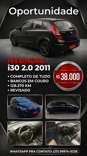 Hyundai I30 2.0 16V 145cv 5P Mec. 2011