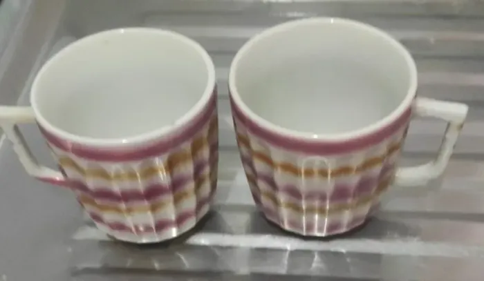 Vendo par de lindas xícaras degradê