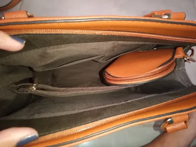 Bolsa caramelo