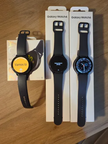 Galaxy Watch 6 + Watch 4 + Active 2 (usados e perfeitos)