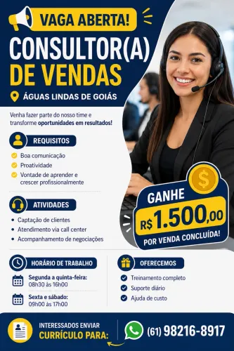 CONSULTOR(A) DE VENDAS