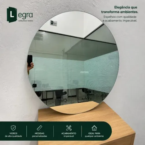 espelho redondo 60X60  R$56,90