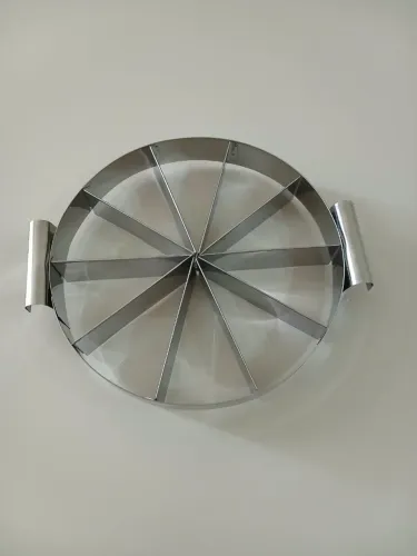Marcador e cortador de bolo,torta e pudim