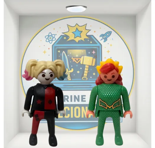 Arlequina e Mera Playmobil Kinder Ovo
