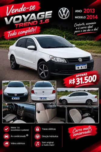 Vendo esse Voyage Trend completo 1.6 no ponto de transferir 