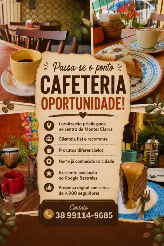 Cafeteria - Oportunidade