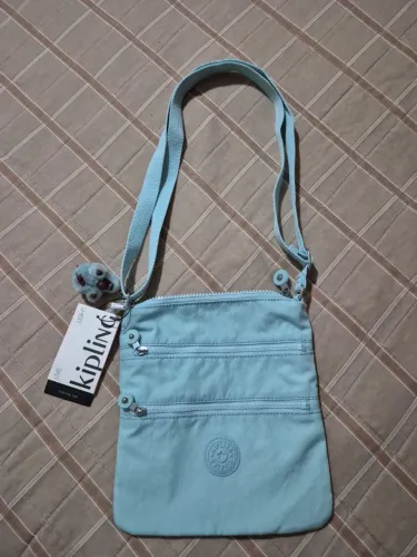 Kipling Mini bolsa tiracolo feminina Keiko azul