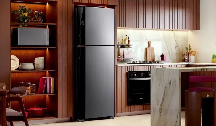 NOVA Geladeira/Refrigerador Brastemp Frost Free Duplex Inox 512L BRM62AK Bivolt
