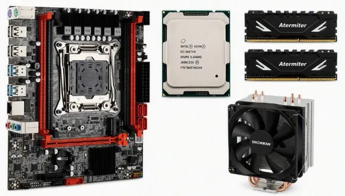 KIT XEON E5-2667 V4 + X99 + 32GB DDR4 3200 + COOLER