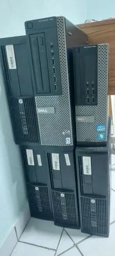 06 GABINETES 2 DELL e 4HP COM I5 E I3