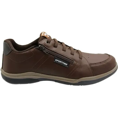 Sapatênis Adulto Masculino Sintético Sport Fire Café 0095A03