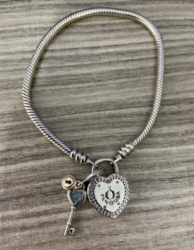 Pulseira Pandora promessas de amor original