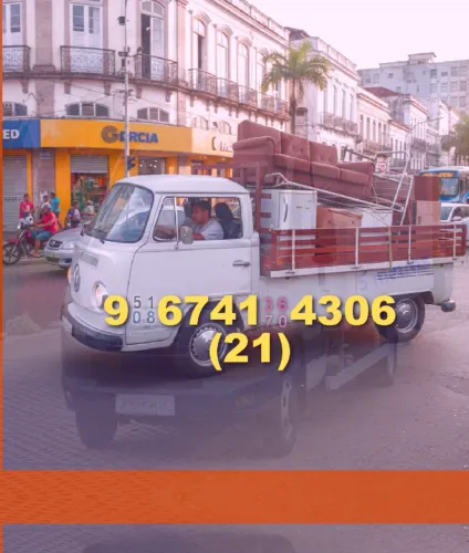 Frete para Bangu e Campo Grande! Transporte seguro e rápido! Solicite já!