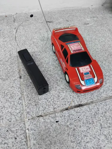 Carrinho antigo controle remoto tá funcionando