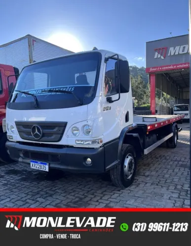 Caminhao Mb Accelo 915c - Ano 2012 - C/ Plataforma Guincho Nova