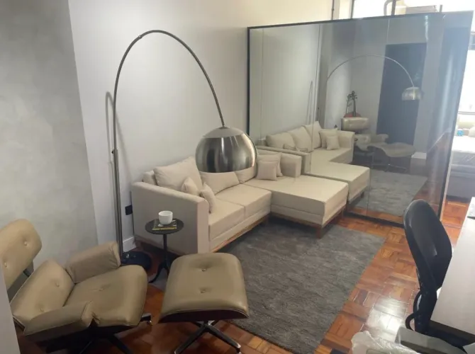 Loft mobiliado no Centro | 1 quadra da Afonso Pena | Porteira fechada