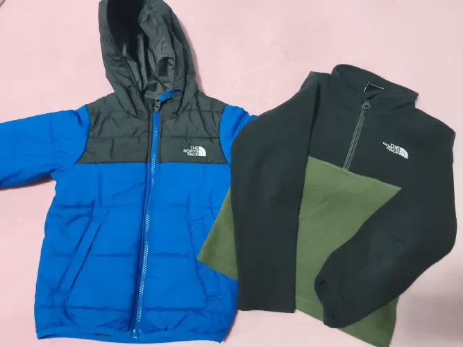 Jaqueta e fleece North Face tamanho 5