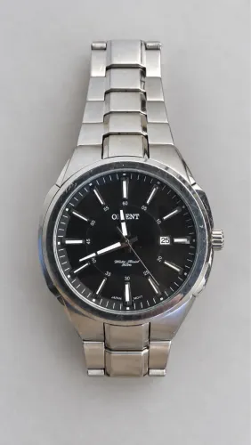Relógio Orient MBSS1251 preto, em aço, funcionando perfeitamente