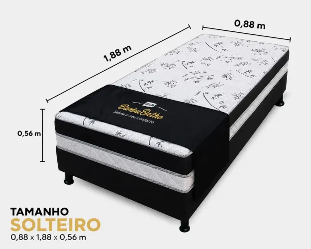 Cama Box Solteiro Veneza D23 - Entrega Rápida