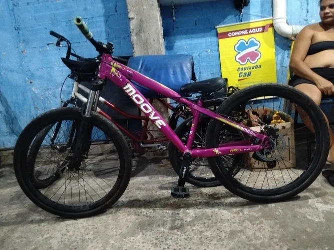 Bicicleta aro 26 montadinha para grau