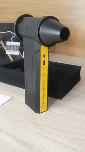 Soprador de Ar Turbo Portátil Crazy King F16 (160.000 RPM)