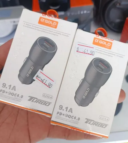 Carregador veicular turbo pro seu celular 30 minutos 