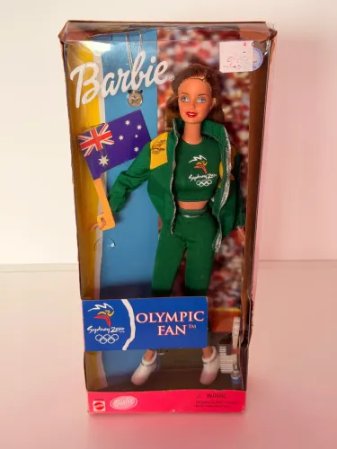 Boneca Barbie olympic fan Sydney 2000