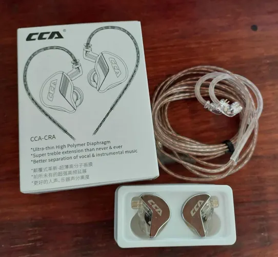 Fone CCA CRA com Microfone ? Som Profissional e Cabo Removível