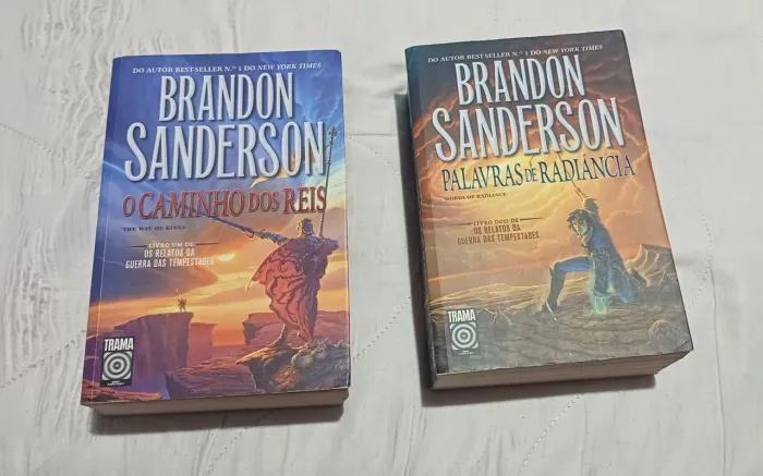 Kit 2 livros de os relatos da guerra das tempestades
