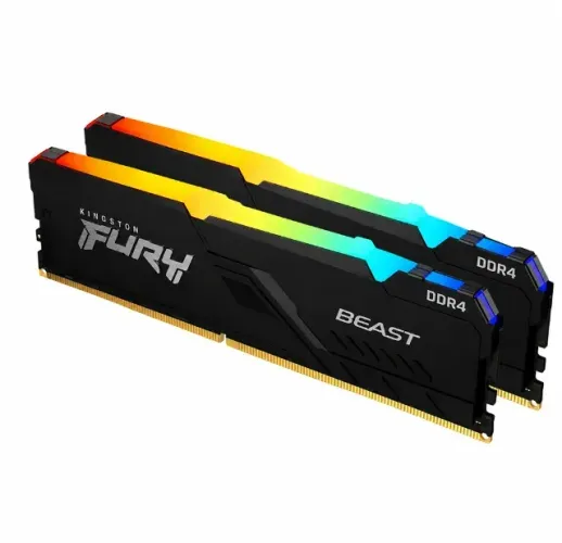 KIT DDR4 KINGSTON FURY BEAST RGB 16GB