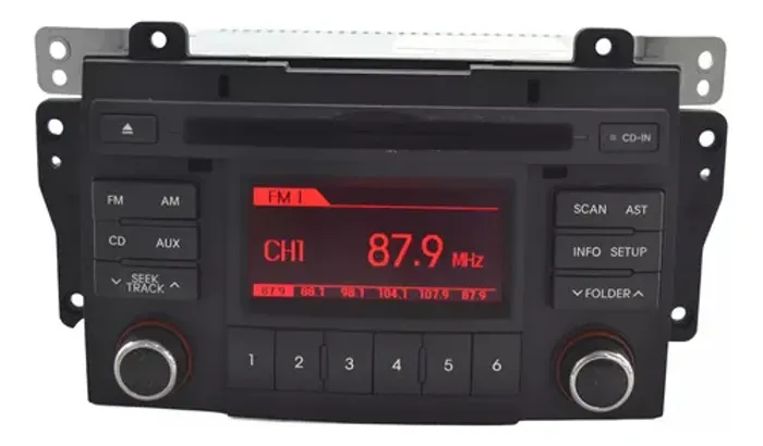 Radio Som Am Fm Cd Painel Kia Cerato 2011 2012 2013 Original