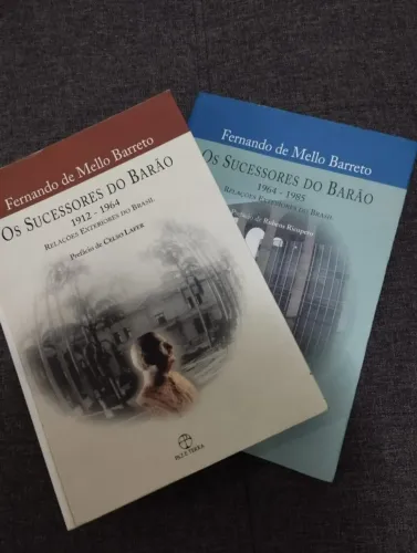 Livro Os sucessores do Barão, de Fernando de Mello Barreto (2 volumes)