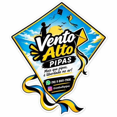 Pipas, Carretilhas, Linhas, Varetas e Rabiolas - Vento Alto Pipas