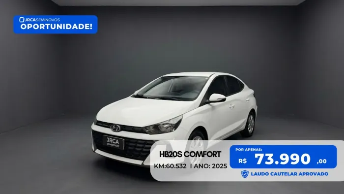 Hyundai HB20S Comfort Plus 1.0 TB Flex 12V Mec. 2025